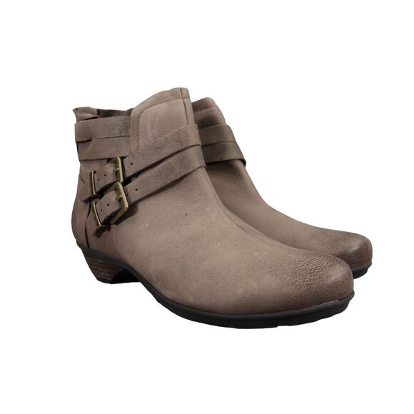 Abeo Shoes Womens 6 Boots Leather Fashion Classic Ankle Bootie Nadia Comfort N - Picture 1 of 16